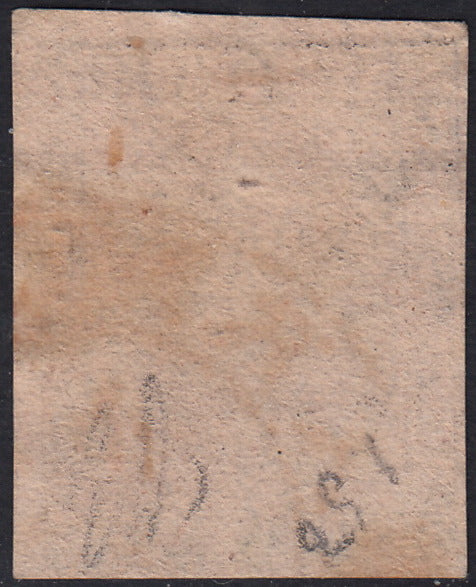 1859 - 1 brown olive grain II table paper of Naples new with original gum (4b) 