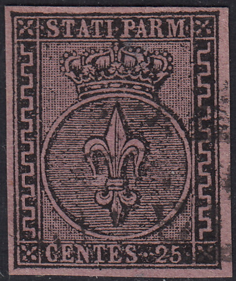 1859 - 1 brown olive grain II table paper of Naples new with original gum (4b) 