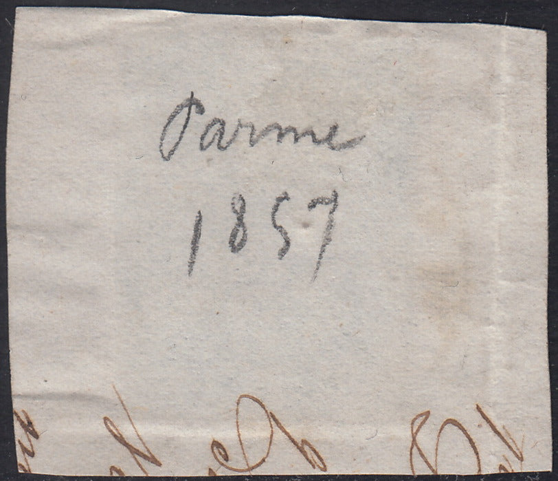 1859 - 1 brown olive grain II table paper of Naples new with original gum (4b) 