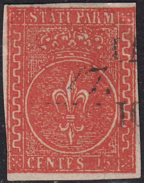 1859 - 1 brown olive grain II table paper of Naples new with original gum (4b) 