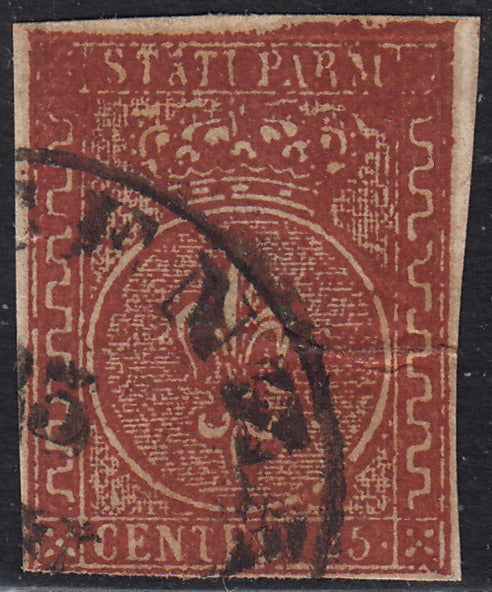 1859 - 1 brown olive grain II table paper of Naples new with original gum (4b) 