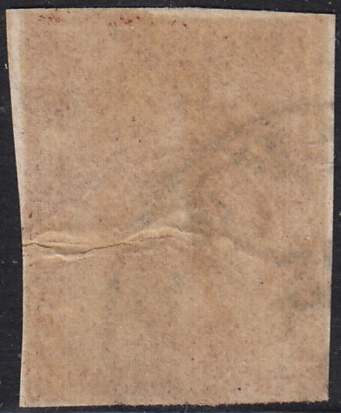 1859 - 1 brown olive grain II table paper of Naples new with original gum (4b) 
