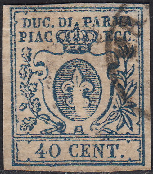 1859 - 1 brown olive grain II table paper of Naples new with original gum (4b) 