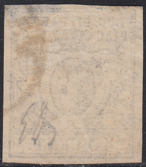 1859 - 1 brown olive grain II table paper of Naples new with original gum (4b) 