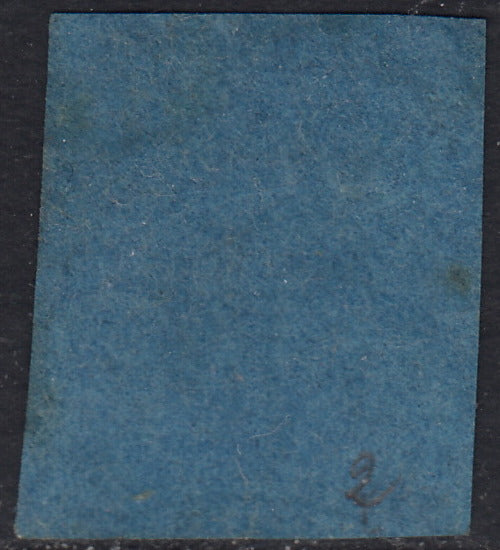 PV60_635 - 1853 - Segnatasse per giornali, c. 9 azzurro nuovo senza gomma (2)