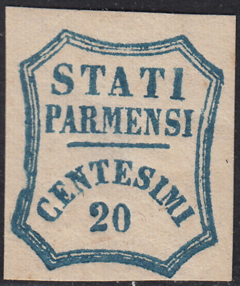 1859 - 1 brown olive grain II table paper of Naples new with original gum (4b) 