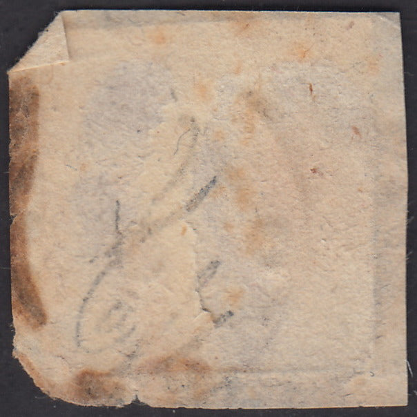 I issue, c. 5 ocher yellow with reversed counterprint, used (13)