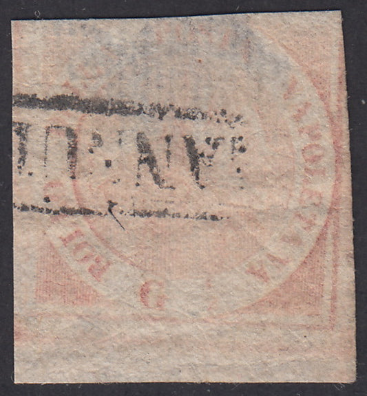 PV727 - 1858 - 1/2 grano rosa chiaro I tavola usato (1)