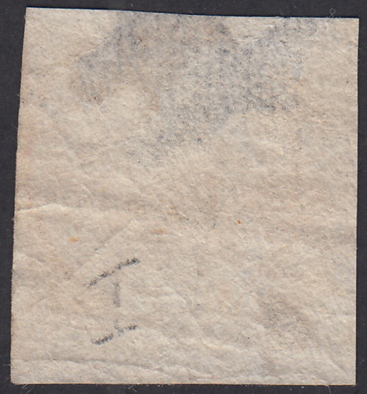 PV727 - 1858 - 1/2 grano rosa chiaro I tavola usato (1)