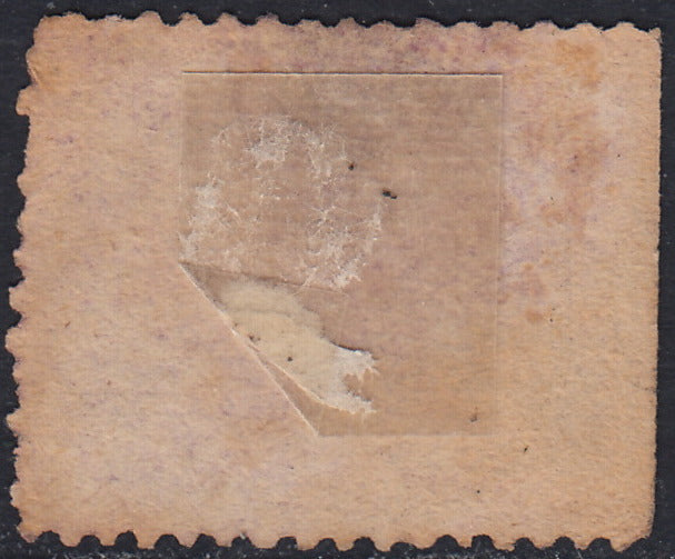 Pont91 - 1868 - III emissione c. 20 magenta su carta lucida, fogli tipo "B" usato (28g)