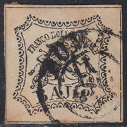 Pont95 - 1852 - I emissione 8 baj bianco usato con annullo circolare (8)