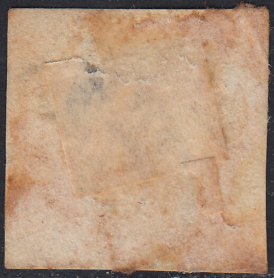 Pont95 - 1852 - I emissione 8 baj bianco usato con annullo circolare (8)