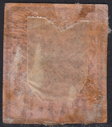 Pont99 - 1864 - I emissione 5 baj rosa carminio II composizione usato (6A)