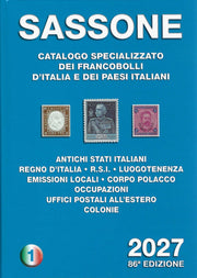 CATALOGO SASSONE REGNO 2027 - SPEDIZIONE SOLO IN ITALIA.