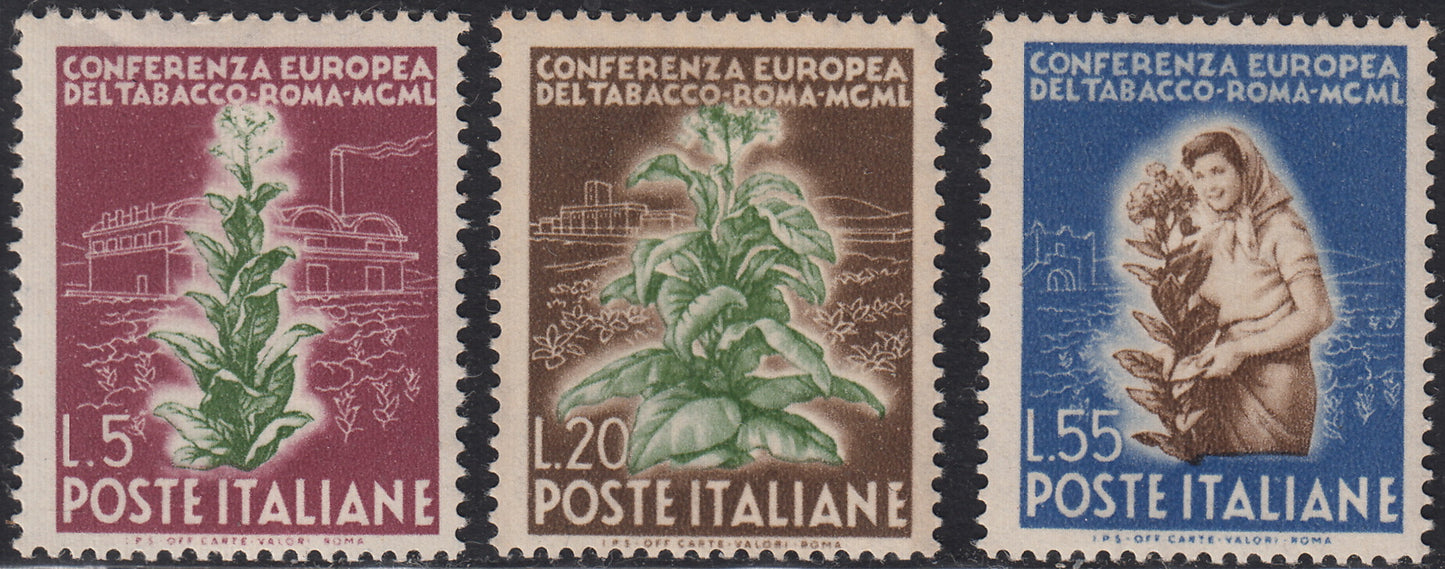 REP34 - 1948 - Winged wheel filigree, Santa Caterina complete set of PO + PA new intact rubber (574/77 + A146/7)