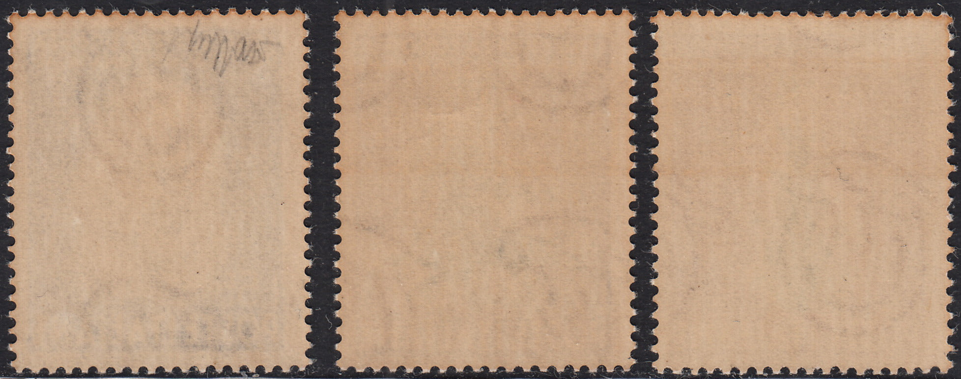 REP164 - 1950 - TABACCO, serie completa di 3 valori nuovi gomma integra (629/631)