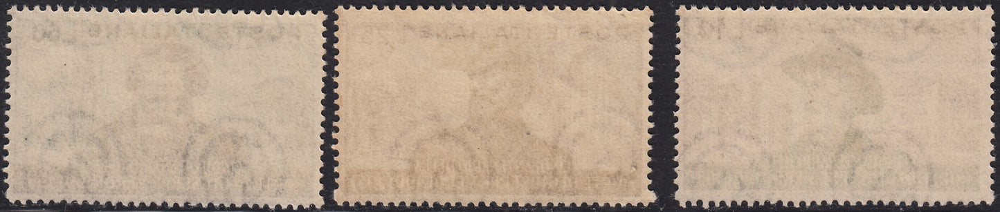REP169 - 1951 - Giuseppe Verdi serie completa di 3 valori nuovi gomma integra (677/679)