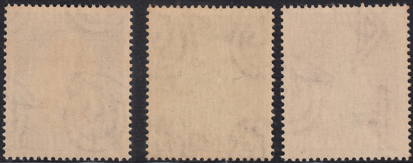 REP34 - 1948 - Winged wheel filigree, Santa Caterina complete set of PO + PA new intact rubber (574/77 + A146/7)