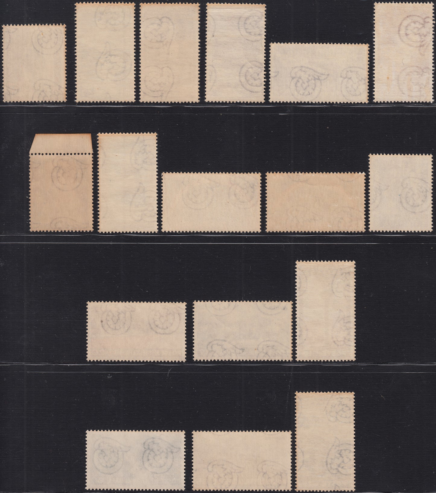 REP172 - 1952/54 - Insieme di valori el periodo, nuovi gomma integra (706/709 + 720/732)