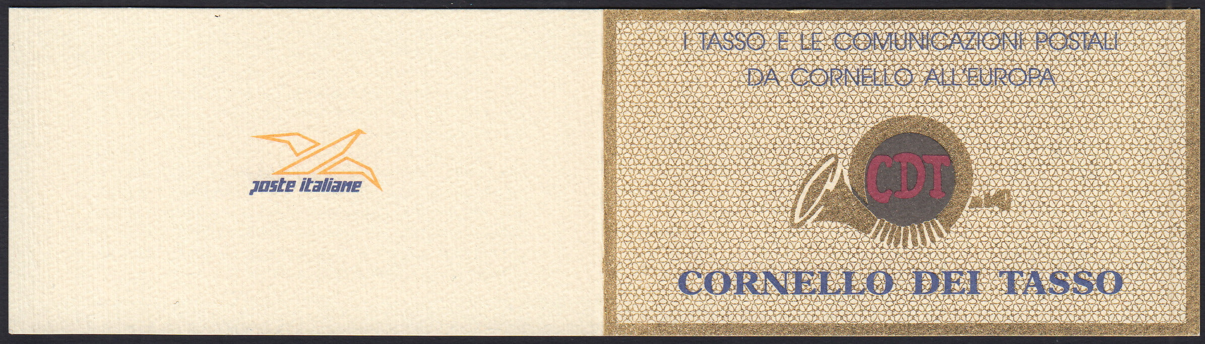 REP191 - 1993 - I Tasso e la Storia Postale, libretto contenente 5 esemplari da L. 750 nuovo perfetto (L16)