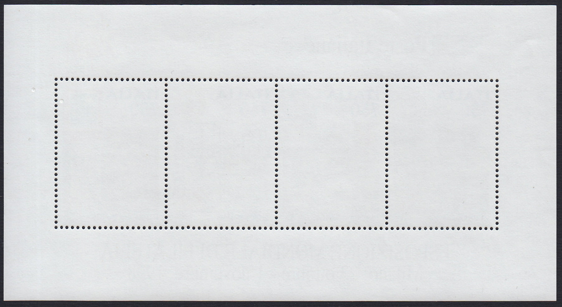 REP194 - 1998 - Esposizione mondiale di filatelia "Italia 98", minifoglio d 5 esemplari nuovo gomma integra (F19)