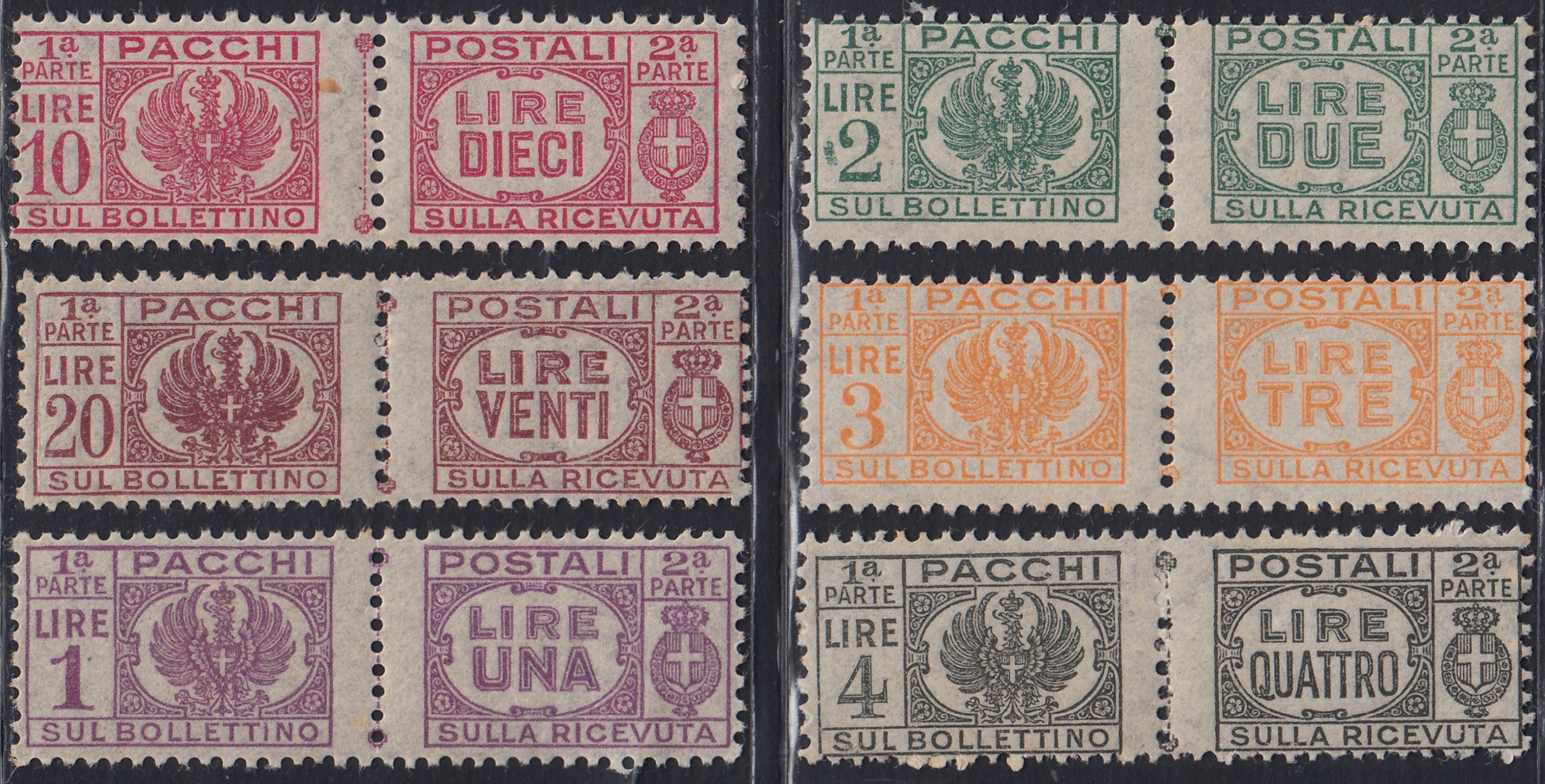 RN252 - 1933 Holy Year, new set of seven values ​​with intact rubber (345/9 + A54/55)