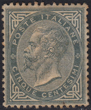 PV1976 - 1862 - Perforated issue c. 10 orange bistro used on small fragment (1g).