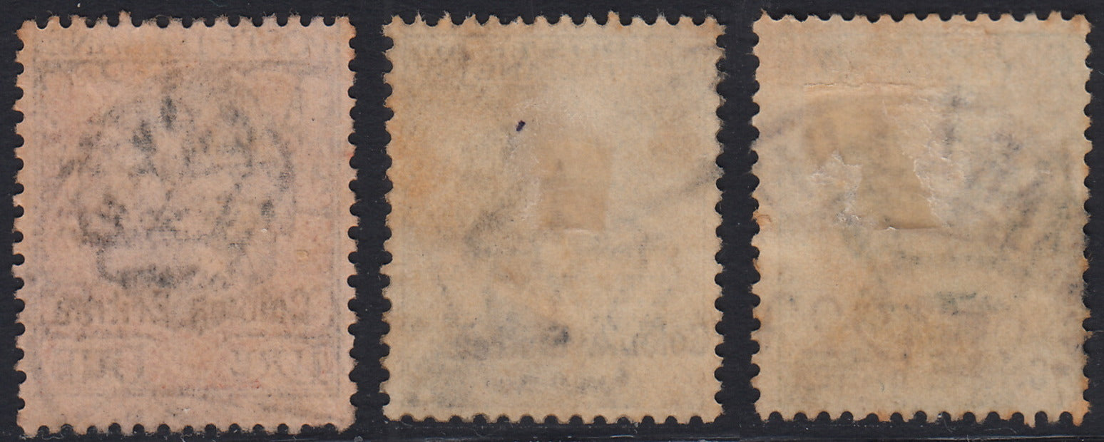 Libya - Evidence of the Sibyl from c. 20 green, c. 40 brown, c. 60 light blue and L. 2 carmine on official card