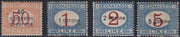 REP34 - 1948 - Winged wheel filigree, Santa Caterina complete set of PO + PA new intact rubber (574/77 + A146/7)