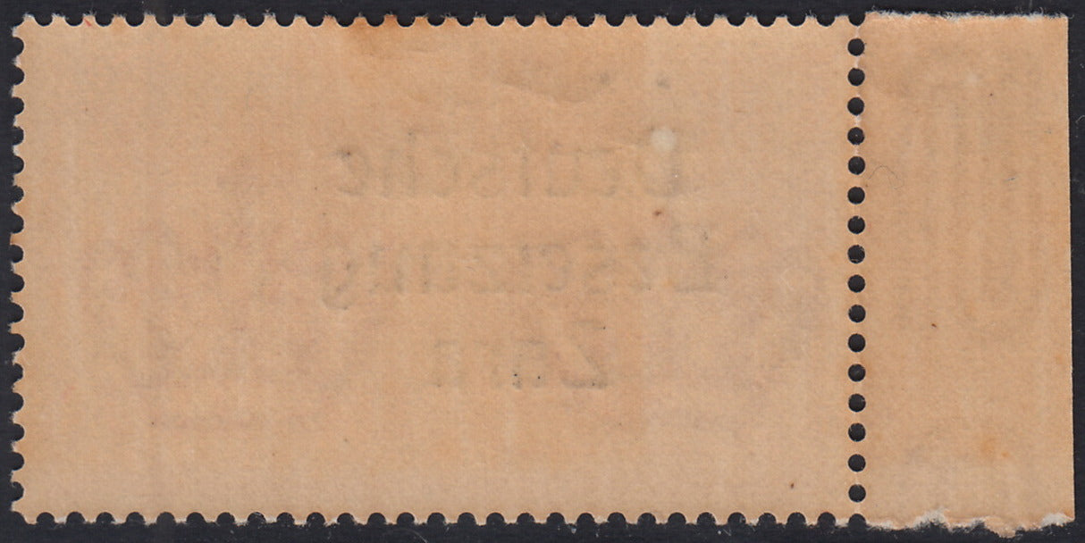 RM10_21 - 1943 - Occupazione tedesca di Zara, Espressi L. 2,50 arancio soprastampato "Deutsche BesetzuUg Zara" nuovo con gomma integra (2a)
