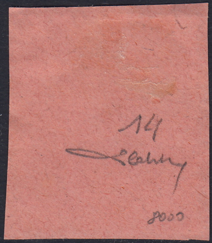 RM10_230 - 1918 - Francobolli d'Austria soprastampati "Regno d'Italia / Trentino / 8 nov. 1918", 90 heller lilla rosso usato (14)