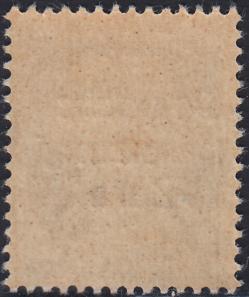 RM10_63 - 1943 - Occupazione tedesca di Zara, c. 25 verde soprastampato "Deutsche Besetzung Zara" e varietà tipografica "B" tagliata in alto nuovo con gomma integra (5h)