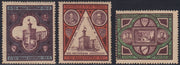 RM10_98 - 1894 - Inaugurazione del Palazzo del Governo, serie di tre esemplari nuova con gomma originale (23/25)