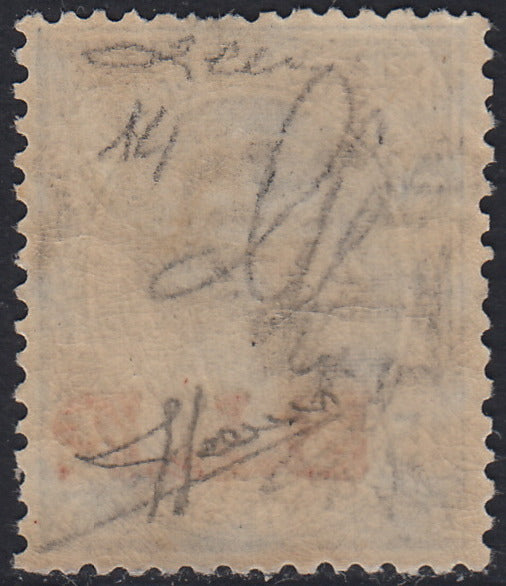 RN181 - 1923 - Francobollo di Regno tipo Leoni c. 15 grigio, soprastampa arancio  B.L.P. tipografica del III tipo, nuovo con gomma integra (14)
