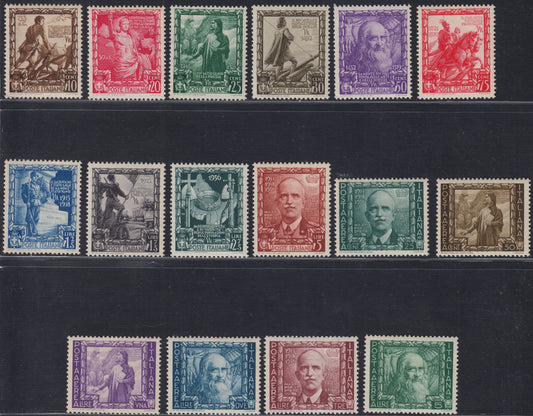 RN281 - 1938 - Proclamation of the Empire, complete set of new Ordinary Mail + Air Mail with intact rubber. (439/448 + A111/116)