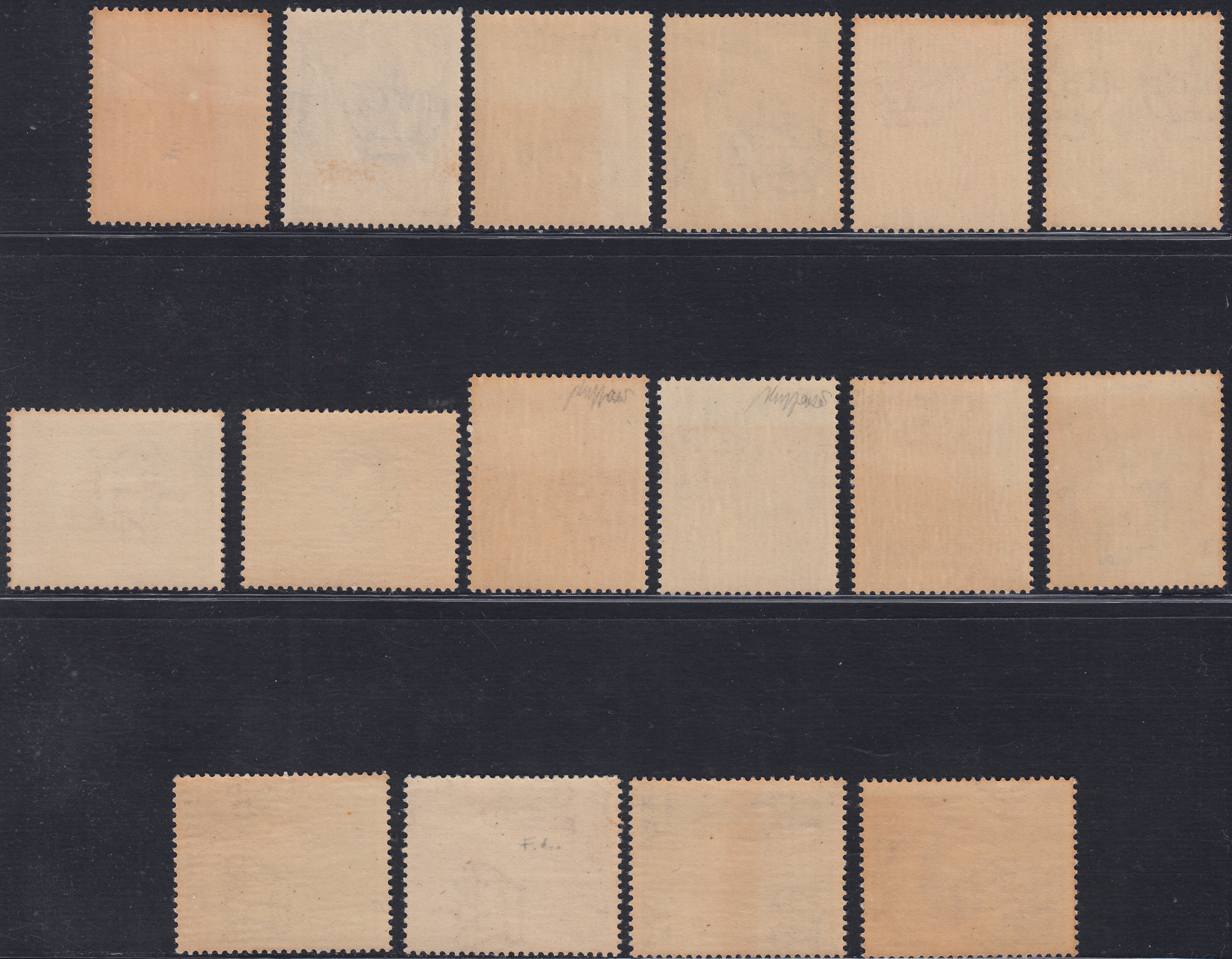 RN281 - 1938 - Proclamation of the Empire, complete set of new Ordinary Mail + Air Mail with intact rubber. (439/448 + A111/116)