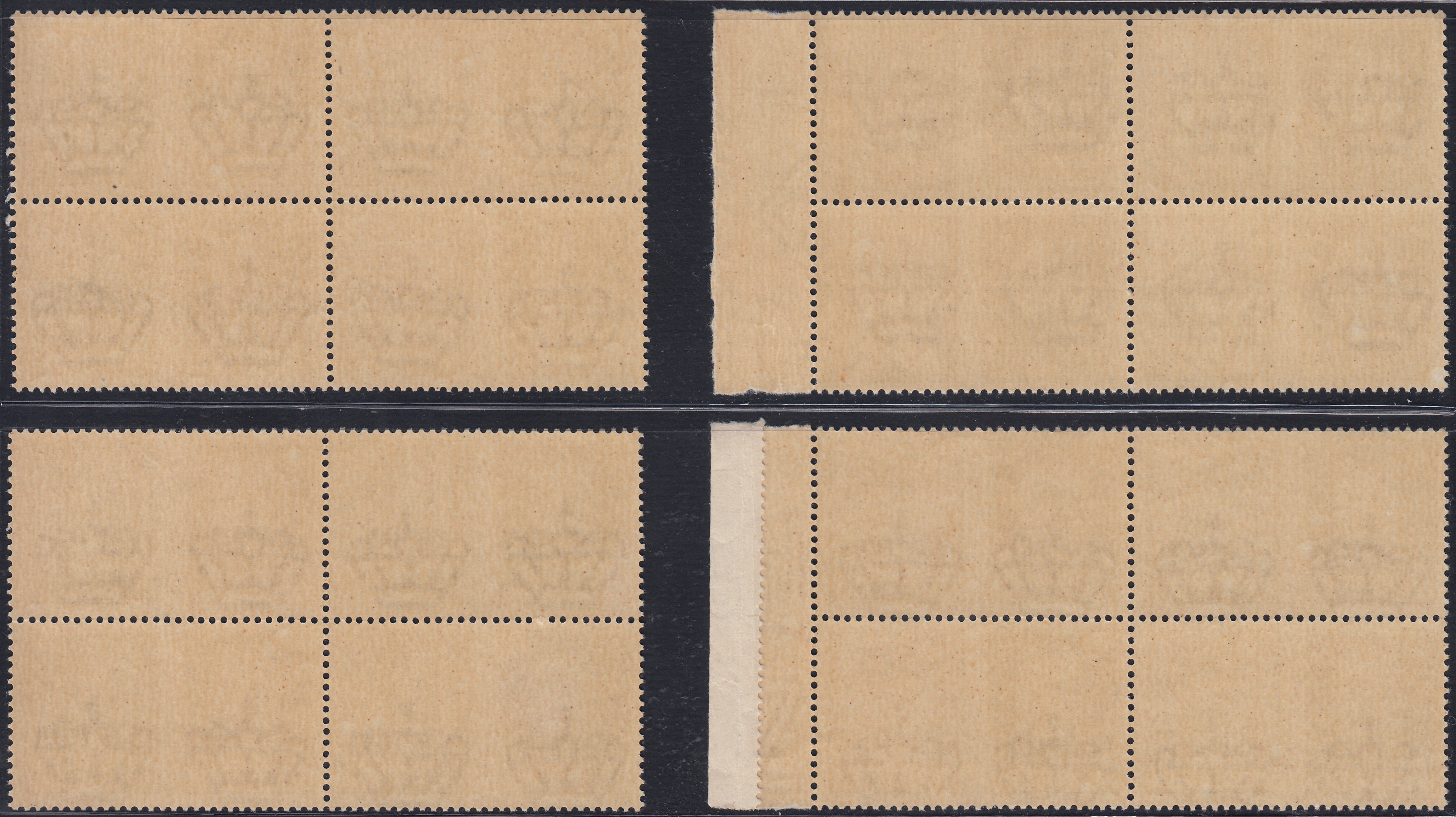 RN308 - 1942 - Propaganda di Guerra serie completa di 12 valori in quartine nuova con gomma integra (1/12)