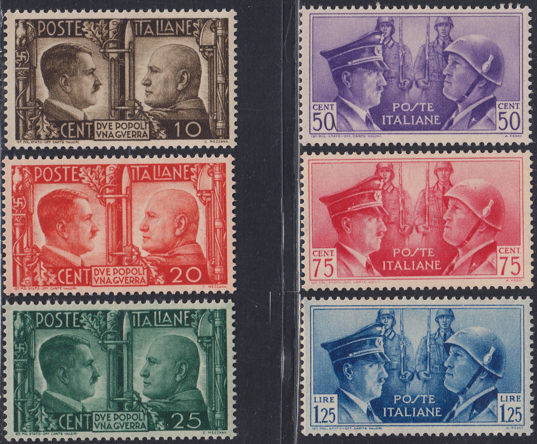 RN397 - 1930/41 - Insieme di sette serie complete del periodo nuove con gomma originale integra (269/71+350/56+A60/68+449/51+458/69).