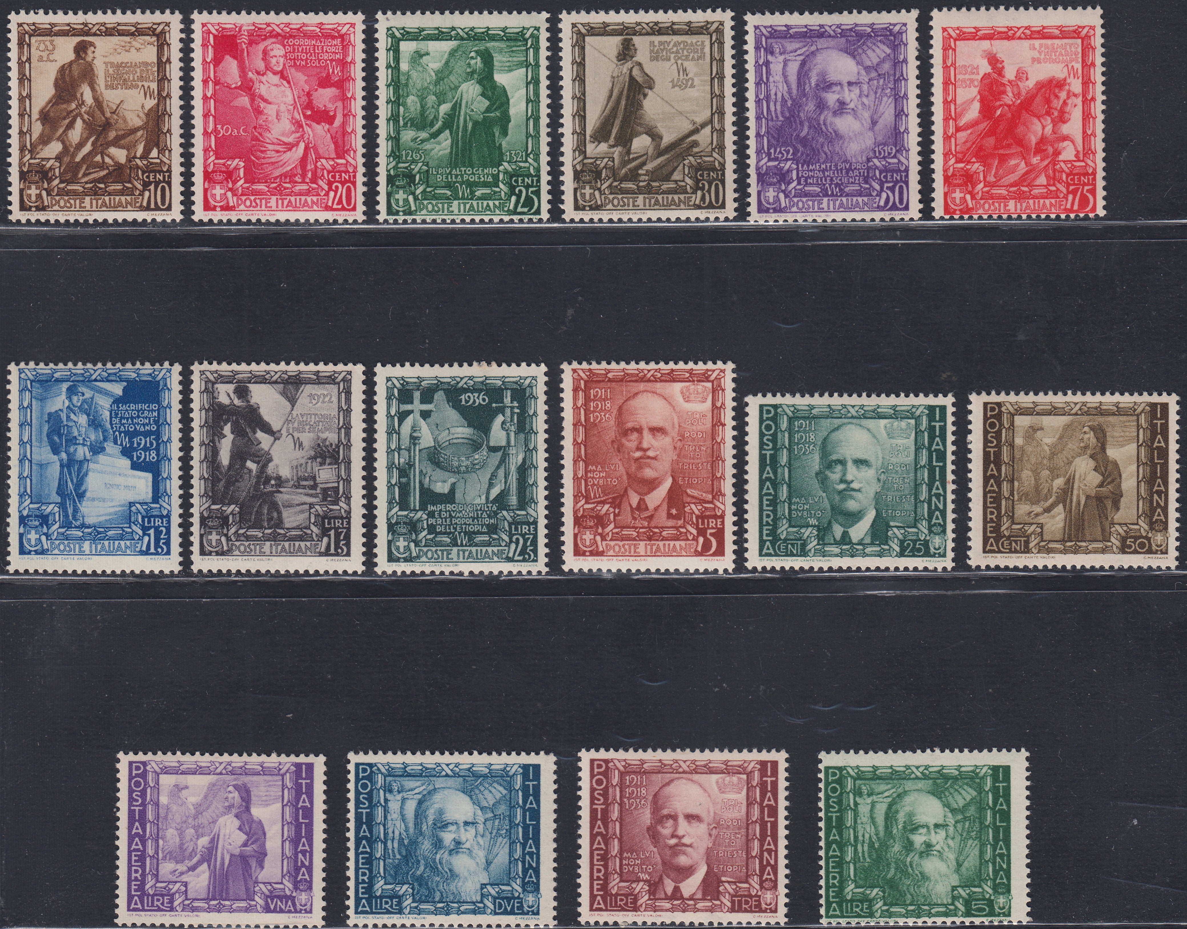 1862 - Effigy of Vittorio Emanuele II facing right, c. 80 dark orange yellow comb-pierced, used (4b)