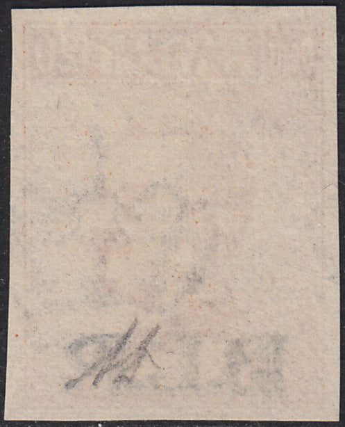 RN179 - 1922/23 - Michetti type stamp of the Kingdom c. 20 orange, light blue overprint BLP lithographic type II, new with intact gum (7)