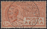 RN441 - 1926/28 - Posta Aerea, L. 1,50 arancio bruno usato (6)