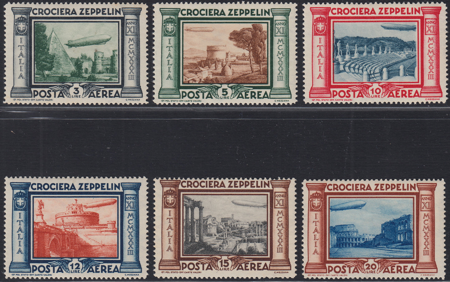 RN307 - 1942 - War propaganda complete set of 12 new stamps with intact rubber (1/12)