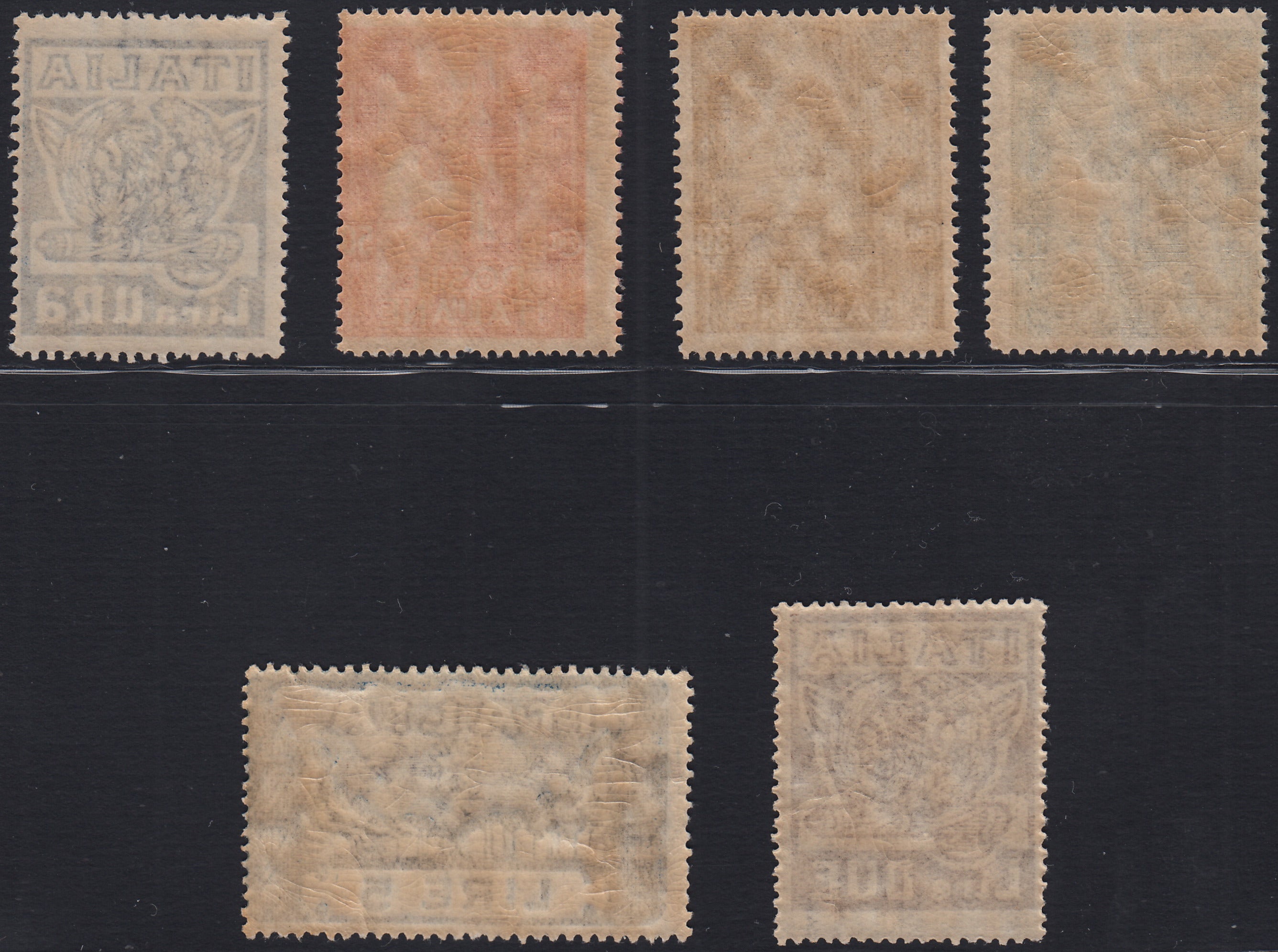 RN451 - 1923 - Anniversario della Marcia su Roma, serie completa di sei valori nuovi con gomma integra (141/6)