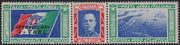 RN463 - 1933 - Crociera Nord Atlantica, trittico I - VERC (Pilota Alessandro Vercelloni) esemplare da L. 5,25+44,75 nuovo con gomma originale (52N)