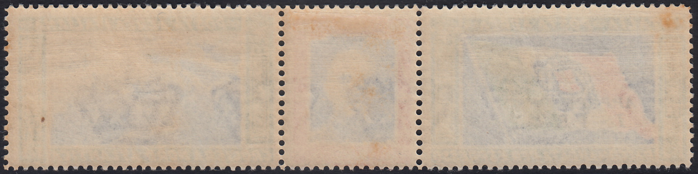 RN463 - 1933 - Crociera Nord Atlantica, trittico I - VERC (Pilota Alessandro Vercelloni) esemplare da L. 5,25+44,75 nuovo con gomma originale (52N)