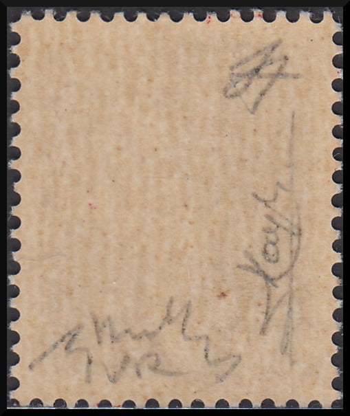 RSI169 - 1944 - Posta Aerea di Regno soprastampata G.N.R. tiratura di Verona con errore di colore della soprastampa, L.1 violetto in rosso invece che nero nuovo gomma integra (121A)