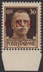 1944 - GNR Brescia Espresso of L. 1.25 complete sheet of 50 copies, new with full gum intact. (19/II).