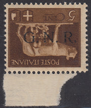 1944 - GNR Brescia Espresso de L. 1,25 hoja completa de 50 ejemplares, nuevo con goma completa intacta. (19/II).
