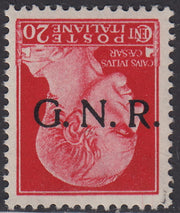 1944 - GNR Brescia Espresso de L. 1,25 hoja completa de 50 ejemplares, nuevo con goma completa intacta. (19/II).