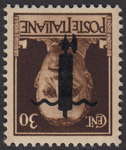 1944 - GNR Brescia Espresso de L. 1,25 hoja completa de 50 ejemplares, nuevo con goma completa intacta. (19/II).